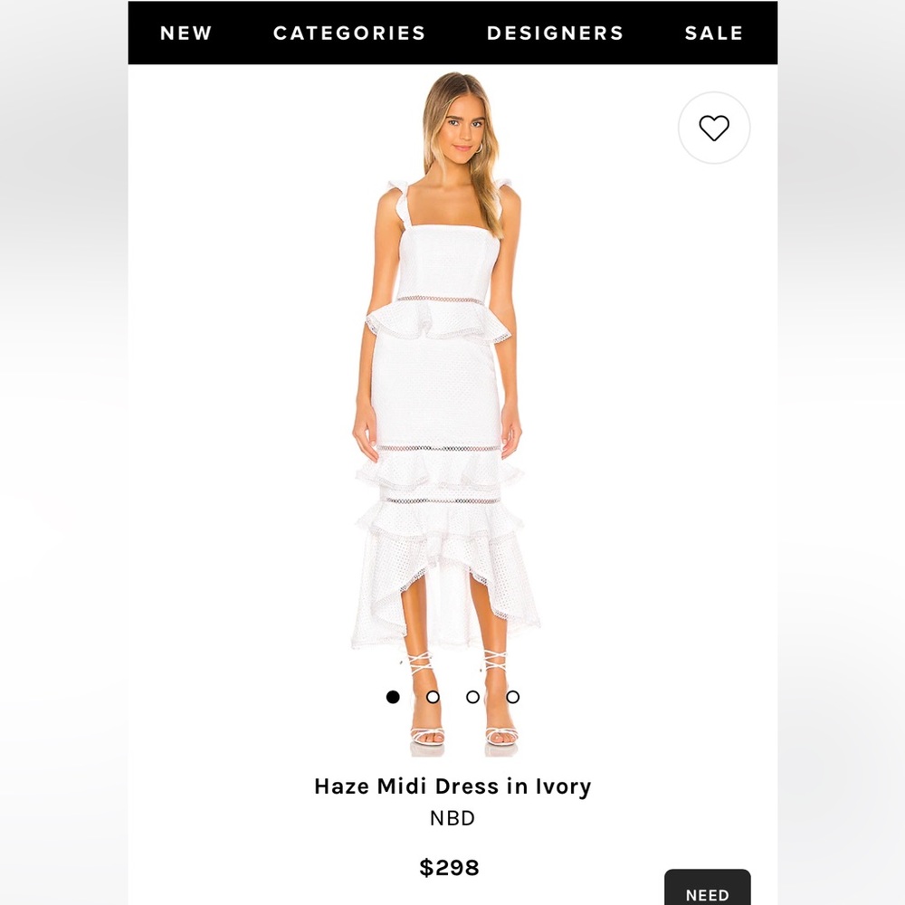 Nbd haze midi dress